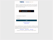 Tablet Screenshot of necntac.com